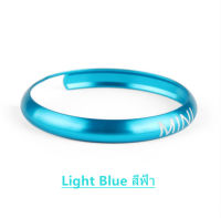 วงแหวนกรอบกุญแจ อลูมิเนียมรุ่น Gen2 R55/R56/R57/R58/R59/R60/R61 (LIGHT BLUE สีฟ้า) R-Series Anodize Finish Aluminum Key Cover (สินค้าพร้อมส่ง)