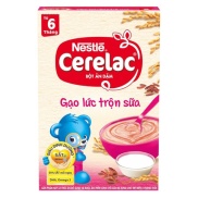 Bột ăn dặm Nestlé Cerelac Gạo lức trộn sữa 200g