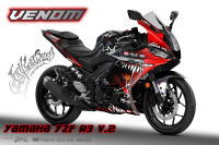 สติ๊กเกอร์แต่งลายรถ YAMAHA R3 V.2 2021 ลาย Venom