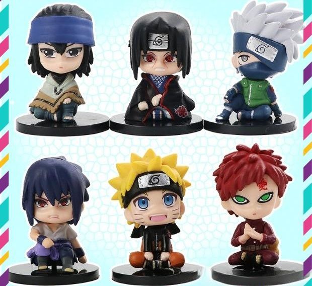 Hoàn Tiền 10%]Mô Hình Naruto ChiBi, Bộ 6 Nhân Vật Naruto, Kakashi ...