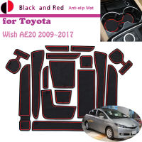 ยางประตู Groove Mat สำหรับ Toyota Wish AE20 2009 ~ 2017 2010เบาะ Gate Storage Slot Pad Coaster Dust-Proof สติกเกอร์อุปกรณ์เสริม