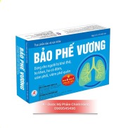 Bảo Phế Vương Dùng Cho Người Bị Ho Khan, Ho Có Đờm, Khó Thở, Viem Phổi