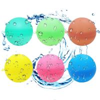 Reusable Water Balloons Quick Fill Summer Silicone Water Bomb Balloons Games Swimming Pool Beach Play Toy Party Favors Bulk Balloons