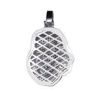 TOPGRILLZ ICEDOUT Blueface Benjamin Piece Pendant with Tennis Chain Bling Hip Hop Jewelry Street Culture