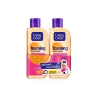 คลีนแอนด์เคลียร์ โฟมล้างหน้า โฟมมิ่ง เฟซ วอช100มล.X2 Clean&amp;Clear Foaming Face Wash Twin Pack 100 ml.X2 (orange-orange)