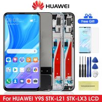 ❄▨▥ Original Huawei Y9S Screen Replacement for Huawei Y9S STK L21 LCD Display Digital Touch Screen With Frame for Huawei P Samrt Pro