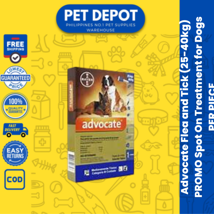 Advocate Flea and Tick Spot On Treatment 2540kg Lazada PH