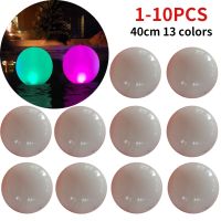 ✕ 1-10pcs 13 Colors Outdoor Waterproof Glowing Ball LED Garden Beach Party Lawn Lamp Swimming Pool Floating Ball Light Party