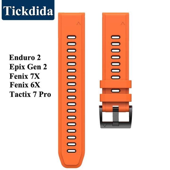 Strap For Garmin Enduro 2 Tactix 7 Pro Delta Descent Epix Gen 2 Strap