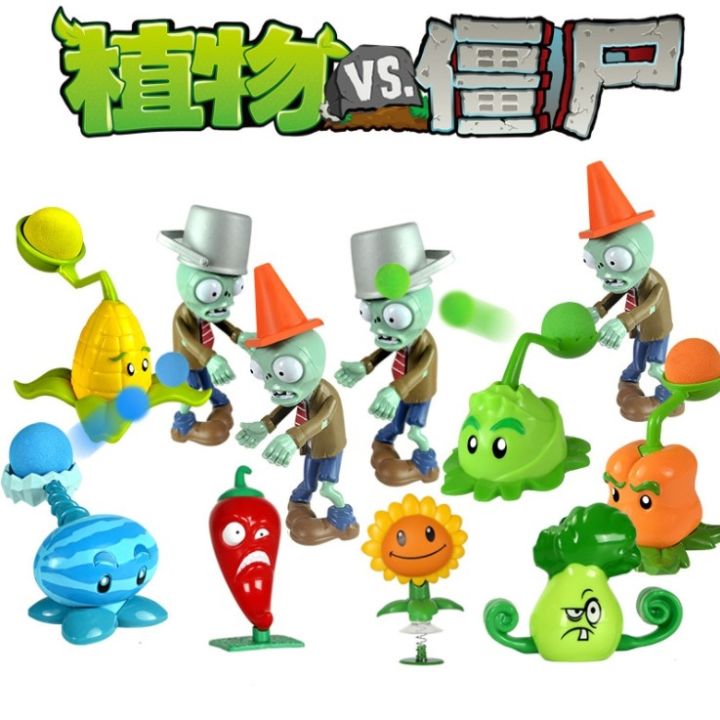 ของเล่น-plants-vs-zombies-ตุ๊กตาซอมบี้-ซอมบี้-roadblock-ยางแข็ง-barrel-zombies-ซอมบี้คาวบอย-ซอมบี้-sun-god-เดี่ยว