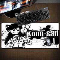 Komi san Mouse Ped Anime Game Pad แป้นพิมพ์ยาง อุปกรณ์เสริมสำหรับโต๊ะเกมพีซี พรมขยายเมาส์ แผ่นรองเมาส์สำหรับตู้ขนาดใหญ่