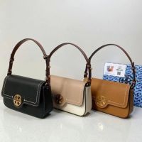 Ready Stock TB BAG Korean spring and summer new high-end fashion small square bag genuine leather crossbody bag high-end trend light luxury personality