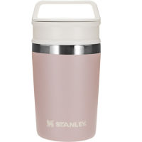 Stanley Adventure Shortstack Travel Mug 0.23L / 8OZ Matte Black – Leakproof - Integrated D-ring to clip on packs - BPA FREE - Single server brewer compatible - Dishwasher safe (Option Select)