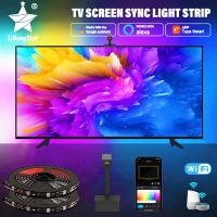 RGBIC LED Light Strip Camera TV Screen Synchronization WiFi APP Music Synchronization Game Bedroom TV Background Ambient Light LED Strip Lighting