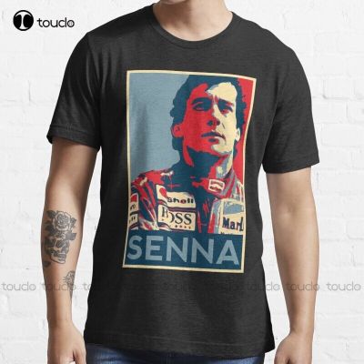 New Art Senna Racing Legend Brasil T-Shirt Cotton Tee Shirt S-5Xl Fishing&nbsp;Shirt Custom Aldult Teen Unisex Fashion Funny New