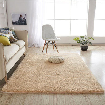 Thicken Lambswool Carpet For Modern Living Room 2021 Home Decor Non-slip Kid Play Crawling Rug Bedroom Balcony Plush Mats Gray