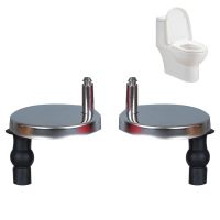 2ชิ้น Universal Toilet Lid สกรูบานพับเครื่องมือที่นั่งชักโครก Fixing Screwbolts Toilet Connector ฮาร์ดแวร์ติดตั้งง่าย