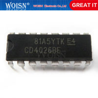 10pcs/lot CD4026 CD4026BE 4026 IC CMOS Counters Decade/Divider DIP-16 In Stock