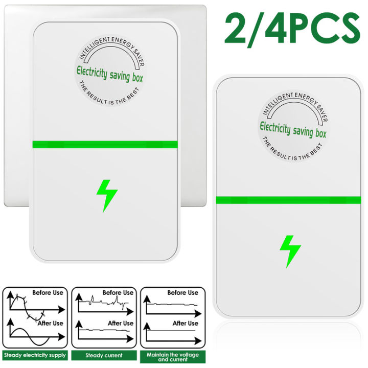 2-4ชิ้นอุปกรณ์ประหยัดพลังงาน90v-250v-ประหยัดพลังงานไฟฟ้าเรามาตรฐานกล่องกระปุกออมสินไฟฟ้านักฆ่าบิลไฟฟ้าอุปกรณ์ประหยัดพลังงานประหยัดพลังงานสำหรับสำนักงานที่ประหยัดพลังงานไฟฟ้าอุปกรณ์ประหยัดพลังงาน