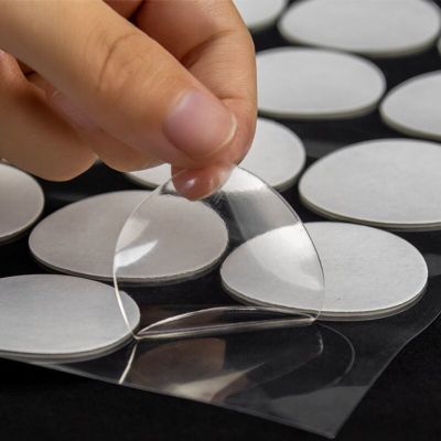 High Viscosity Traceless Double-sided Adhesive Tape Velcro Dots Circular Tablecloth Sofa Cushion Fix Tape Transparent Nano Tape Adhesives Tape