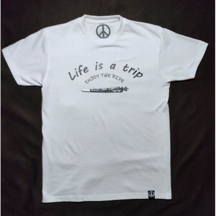 Hippies Philippines - Enjoy the ride (White) tshirt | Lazada PH