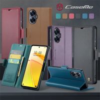 Fshion เคสโทรศัพท์หนังลายลิ้นจี่แบบพับสุดหรูสำหรับ RealmeC53 C 53 C55 Realme C 55 Narzo N53 2023ช่องเสียบบัตรเคสป้องกันแป้นยึดกระเป๋าสตางค์เคสฝาครอบกันกระแทก