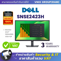 E2423H Dell Monitor 23.8"" 1920x1080, VGA+DP (SNSE2423H) By Vnix Group