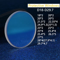 ไฟเบอร์เลเซอร์ป้องกัน Windows D18-D29.7ควอตซ์สำหรับเครื่องตัด1064nm