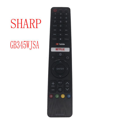 GB345WJSA NEW Original for SHARP Voice Remote Control with NETFLIX YouTube Fernbedienung