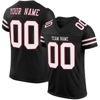 Custom American Football Jerseys Printing Football T-shirt Team Name/Number Quick-Drying Short Sleeve Rugby Jersey for Men/Youth