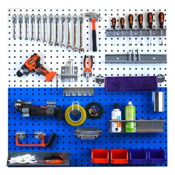 Steel Wall Mounted Tool Parts Storage Box Garage Unit Shelving Hardware