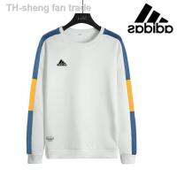 【เสื้อ】 【ร้อนแรง】?Adidas เสื้อกันหนาวคอกลมเสื้อสวมหัวเสื้อยืดคอกลมหลวมไซส์ใหญ่