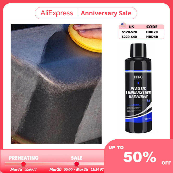 Dpro Plastic Renovator Restore Coating Car Polish Plastic Rubber Repair