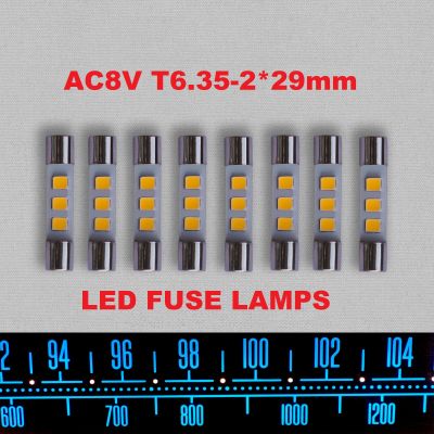 AC8V LED Fuse Lamp Replace Incandescent Bulb 8V 250mA Fits Marantz Sansui Kenwood Yamaha and Many Vintage Stereo Audio Receivers