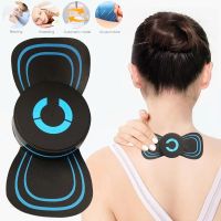 ZZOOI 6 Moudle Electric Neck Massager Pad Low Frequency Pulse Stimulator Sticker Shoulder Cervical Vertebra Muscle Relief Pain Massage