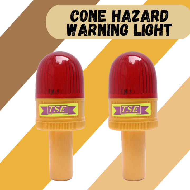 CONE HAZARD WARNING LIGHT ( NEED BATTERY ) Lazada