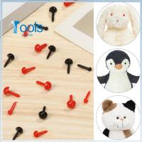 TOOLS 421STORE 100pcs/bag สำหรับสุนัขเท็ดดี้ 3mm/4mm/5mm/6mm ความปลอดภัยจมูกกลม มินิ ตาตุ๊กตายัดไส้ อุปกรณ์เสริมจมูกสัตว์ ความปลอดภัยรูปไข่จมูก ตุ๊กตาตา