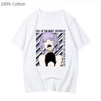 Call Of The Night Nazuna Senpai Tshirt Mens Tshirt Japanese Anime Graphic Print Teeshirt Yofukashi No Uta Gildan