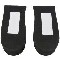 2 Pcs 1.5" Height Increase Heel Lifts Foam Pads Insoles Black