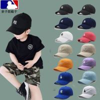 ◙☑✑ Soft top small label hat womens summer and autumn Korean version of LA peaked cap all-match large standard baseball cap mens sunshade childrens hat trendy