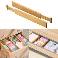 Bamboo Drawer Dividers Kitchen Drawer Organizer Adjustable Expandable Drawer Dividers Tray Storage Drawer storage board