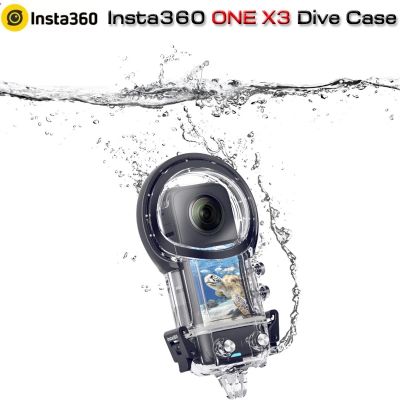 Dive Case สำหรับ Insta360 X3 50M เคสกันน้ำสำหรับ Insta360 ONE X3ใต้น้ำป้องกันกล่องดำน้ำที่อยู่อาศัย X3อุปกรณ์เสริมสำหรับกล้อง