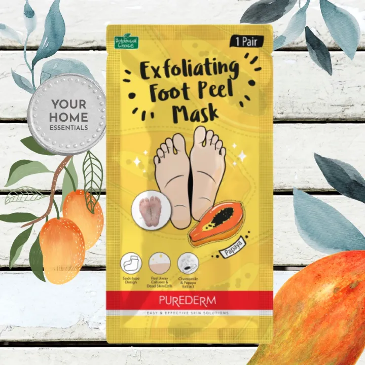 Purederm Exfoliating Foot Mask 1 Pair Lazada Ph