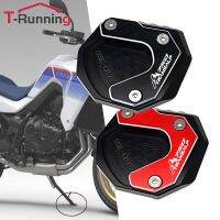 ◄ โลโก้สำหรับ Honda TRANSALP XL750 TRANSALP XL 750 2023อุปกรณ์เสริมมอเตอร์ไซค์ขาตั้งเท้าแผ่นตัวขยายสำหรับตั้งด้านข้างวาล์วหมวก