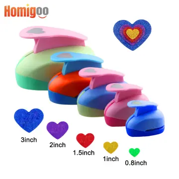 9-75mm Heart Punch, Craft Hole Punch Shapes, Paper Puncher