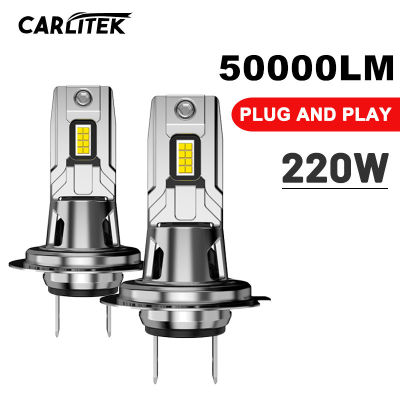 50000LM H7 หลอดไฟหน้า LED H4 H8 H9 H11 220W ไฟรถยนต์สูง 1:1 ขนาด 9005 9006 HB3 HB4 9012 ไฟตัดหมอก Plug and Play-Laojie