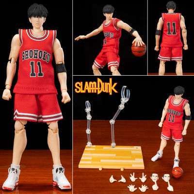 Figma ฟิกม่า Figure Action จาก Slam Dunk สแลมดังก์ Basketball Player บาส นักบาสเก็ตบอล Kaede Rukawa คาเอเดะ รุคาว่า SHOHOKU #11 Ver แอ็คชั่น ฟิกเกอร์ Anime อนิเมะ การ์ตูน มังงะ ของขวัญ สามารถขยับได้ Doll ตุ๊กตา manga Model โมเดล