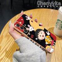 Chenyyka เคสปลอกสำหรับ Samsung S22บวก S22พิเศษ,ดีไซน์ใหม่ลายการ์ตูนน่ารัก Chi-Bi Maruko เคลือบผิวด้วยซิลิโคนเคสนิ่มใส่โทรศัพท์เคสกันกระแทกป้องกันเลนส์กล้อง