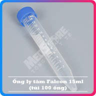 Set 100 ống ly tâm Falcon 15ml Medisafe - TBYT Medstore thumbnail