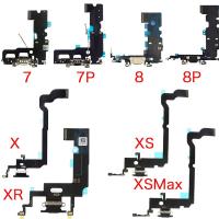 การชาร์จสาย Flex Port Dock USB พร้อมไมโครโฟน รองรับ iPhone 7 8 8P X XR XS Max Replacement